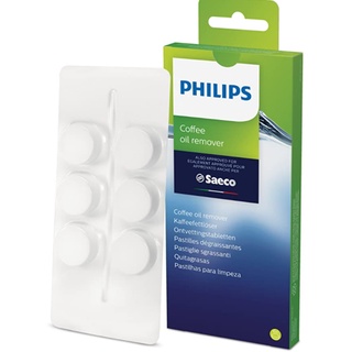 Vỉ 6 viên nén tẩy dầu cà phê Philips Saeco CA6704/10 loại bỏ cặn, chống tắc nghẽn cho máy pha cà phê
