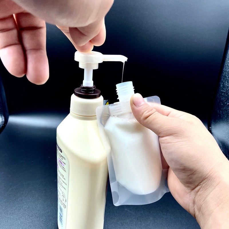 Túi rỗng 30 / 50 / 100ml trong suốt đựng mỹ phẩm tiện dụng khi đi du lịch