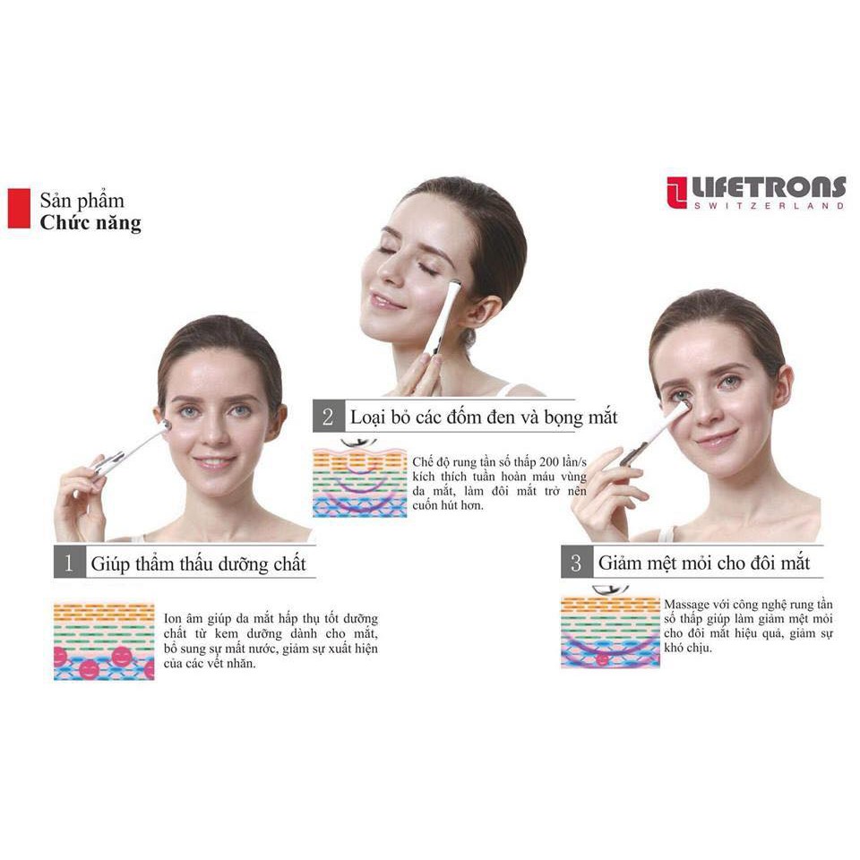 Máy massage mắt và chống lão hóa Lifetrons EM-100