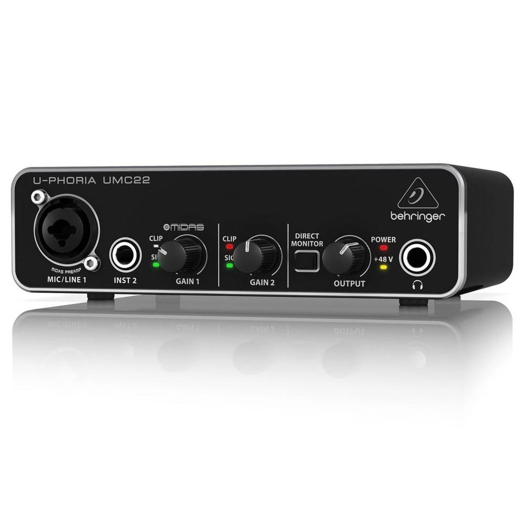 Behringer U-PHORIA UMC22 - Sound Card Thu Âm và Làm Nhạc