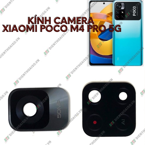 Mặt kính camera xiaomi poco m4 pro 5g kèm keo dán