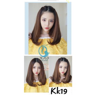 Tóc giả Kẹp chữ U 3/4 đầu Cúp 🎀FREESHIP🎀 Tóc giả Kẹp U Cụp chữ C cao cấp