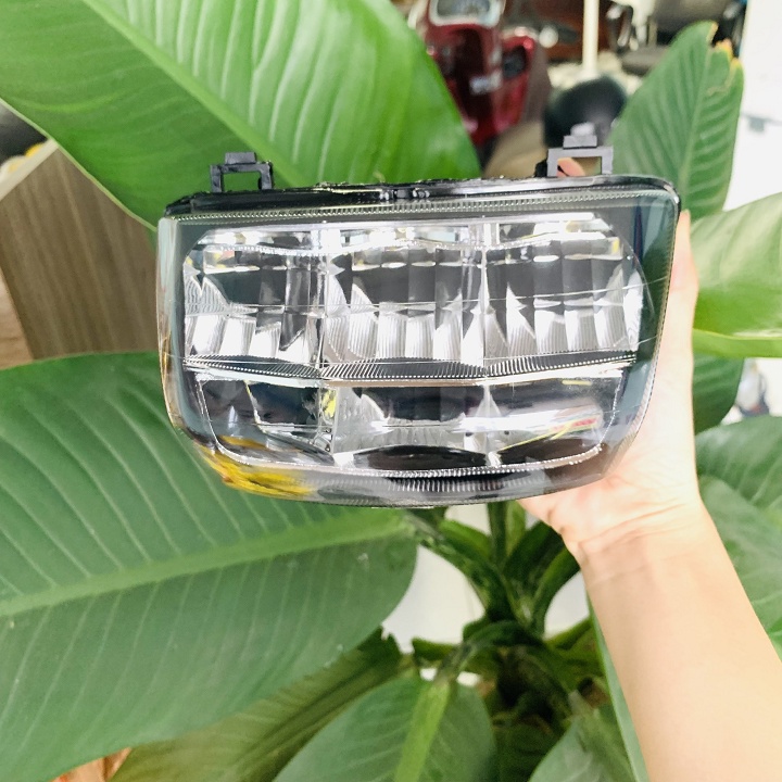 Chóa đèn led 2 tầng Zhipat cho xe WAVE THÁI , WAVE 110