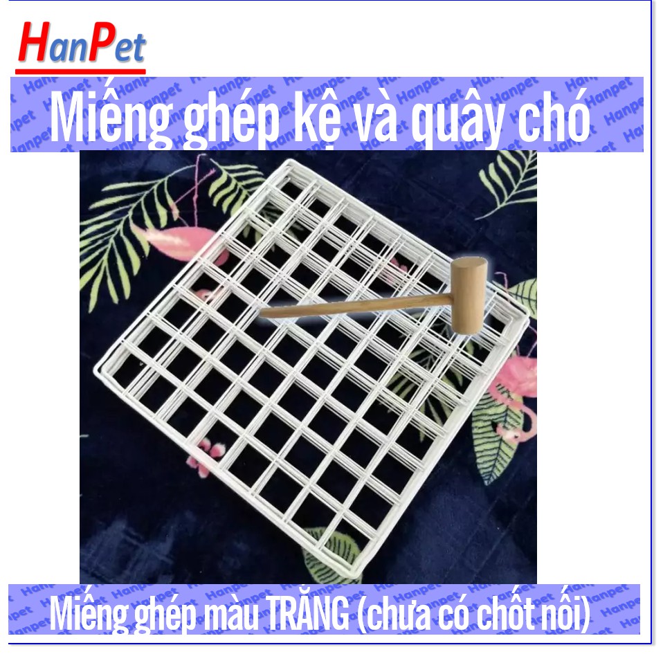 Miếng ghép quây chó đa năng, chuồng chó mèo lắp ghép kiêm kệ trang trí / chuồng ghép đa năng chó mè / chuồng thỏ / chuồn