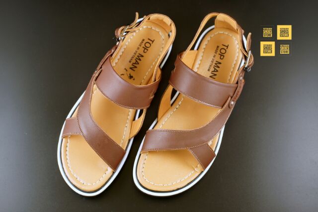 Sandals da Topman màu nâu sẫm - Mã