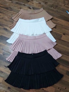 chân váy 2 tầng dập li