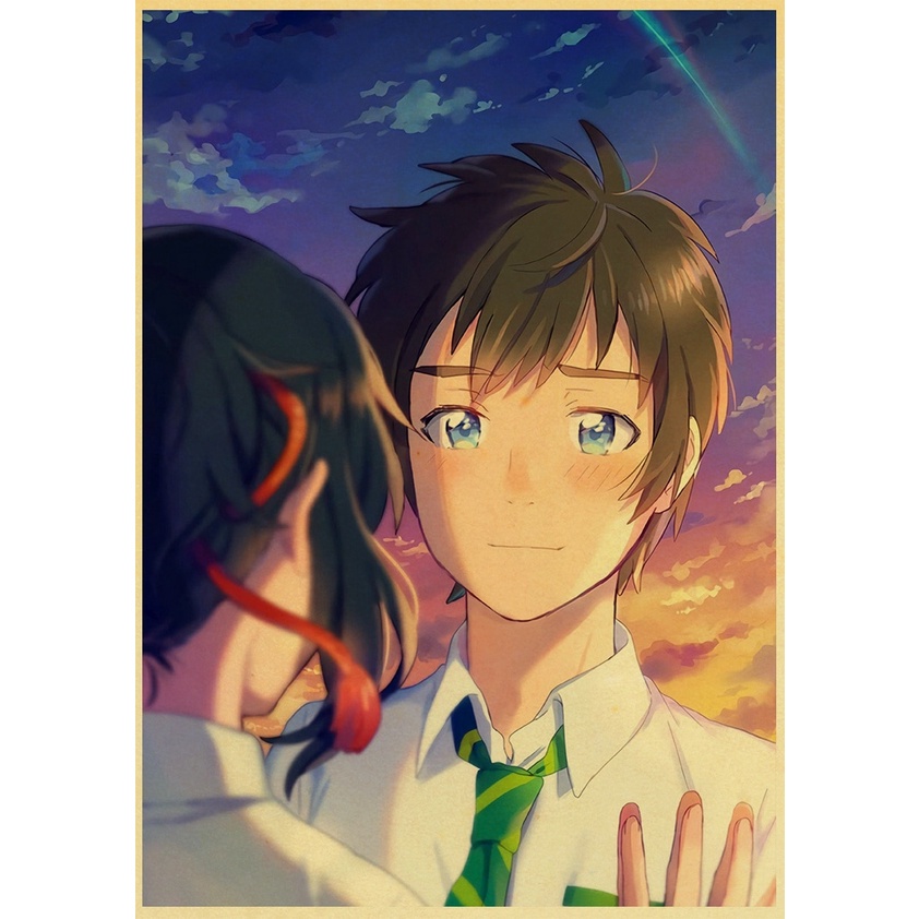 Poster Phim Anime Your Name Treo Tường Trang Trí