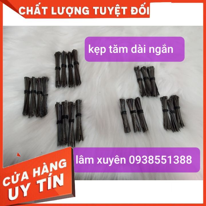 Kẹp Xẹt Ghim Tóc Tăm Đen, kẹp tóc cô dâu cao cấp ( Loại dài 30 cái Và ngắn 30 cái )  siêu nhiều , tiện dụng.