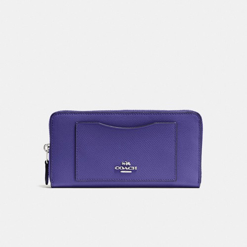 Ví Coach Accordion Zip Wallet Crossgrain Leather