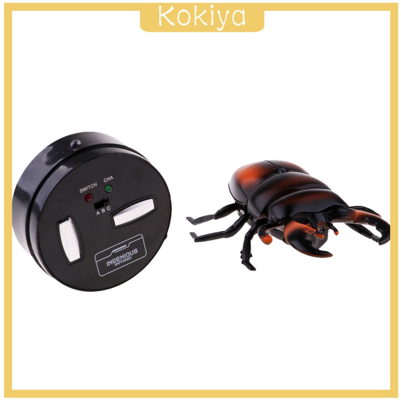 Trang trí tiệc Halloween Đồ chơi bọ cánh cứng RC đáng sợ cho trẻ em Trò vui nhộn