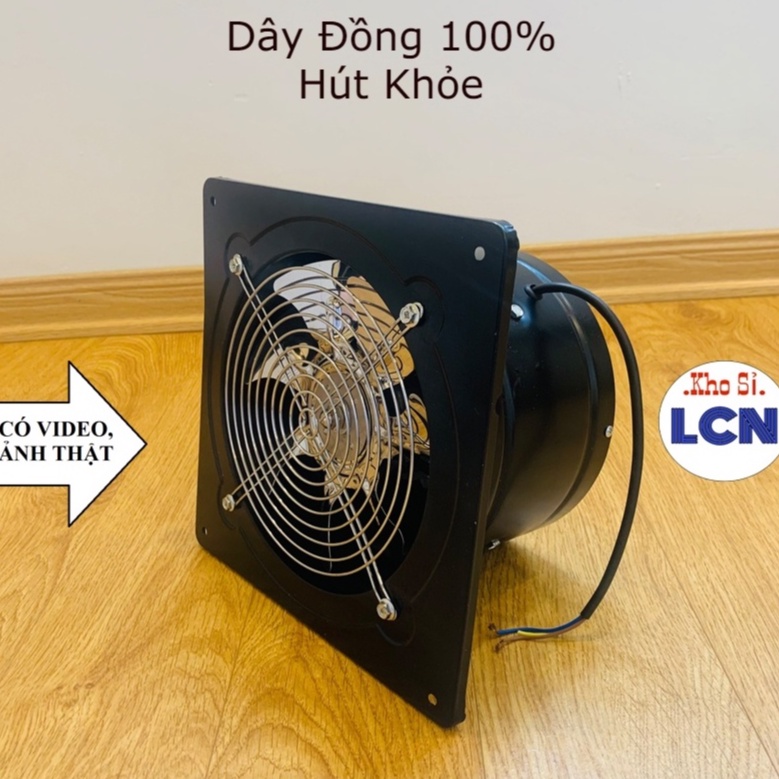 Quạt Thông Gió 💎Dây Đồng 100%💎 Quạt Hút Mùi Nhà Vệ Sinh , Bếp… Cánh Và Vỏ Sắt [Chuyên sỉ]