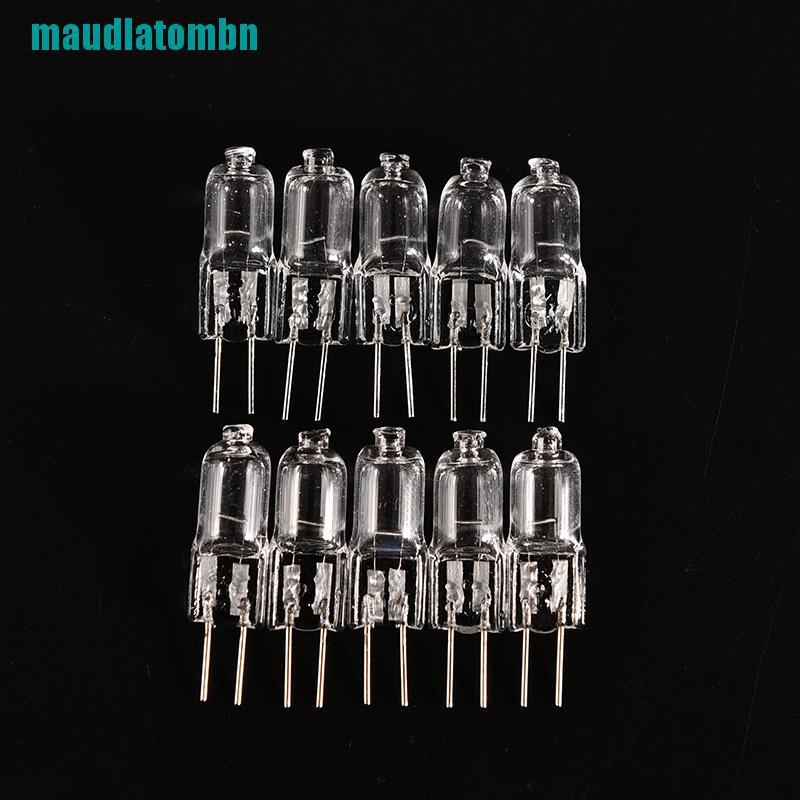 Set 10 Bóng Đèn Halogen G4 Jc 12v 10w