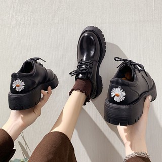 (ORDER) Giày ulzzang thêu hoa cúc buộc dây