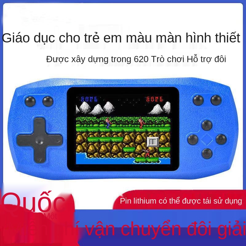 ↂDouyin cùng máy chơi game cầm tay sinh viên hoài cổ FC mới 620 Mario Contra Mini
