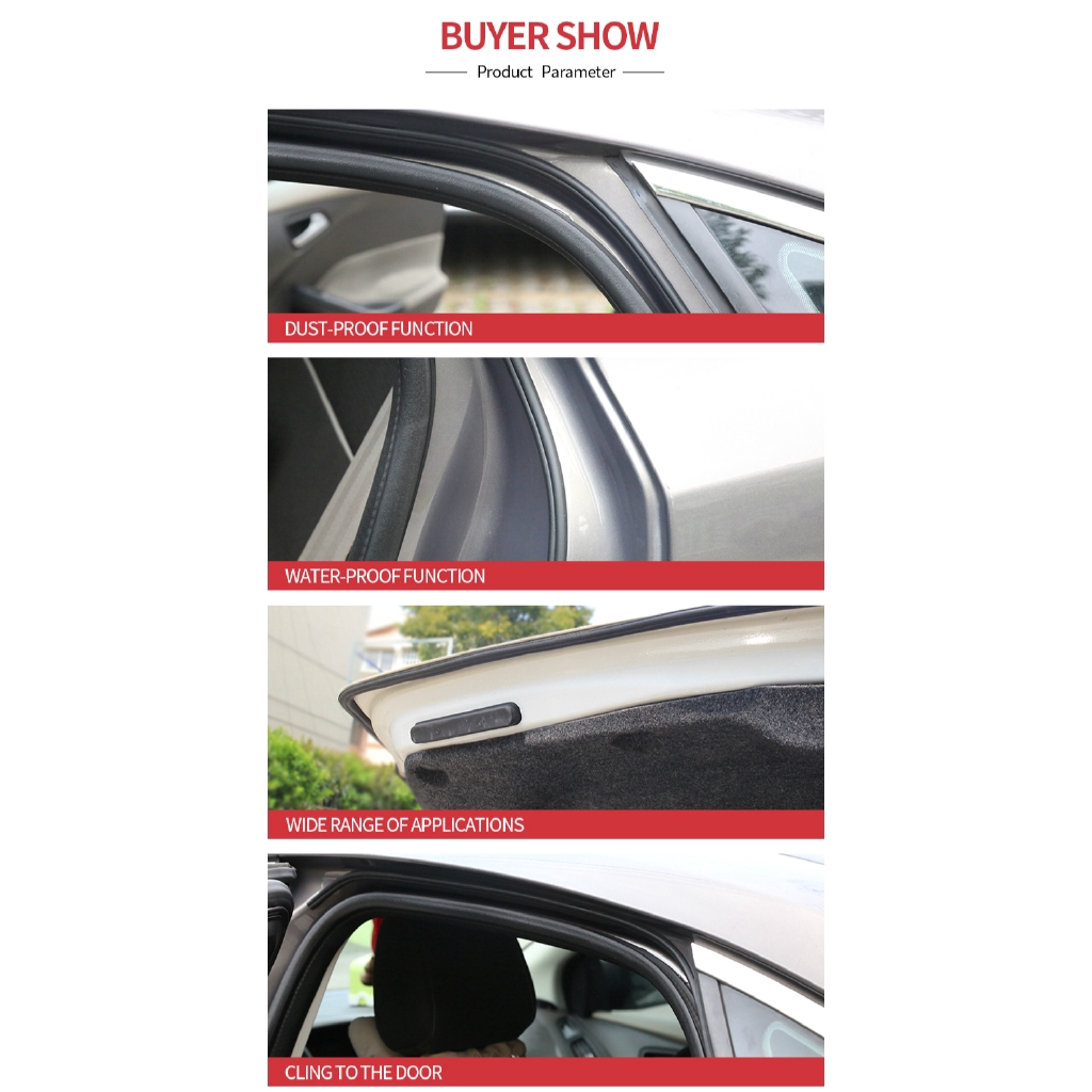 Cuộn dây cao su viền cửa ô tô giảm ồn