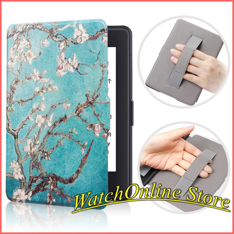 Ốp lưng / Bao da Kindle Paperwhite 1/2/3 có đai xỏ ngón | BigBuy360 - bigbuy360.vn