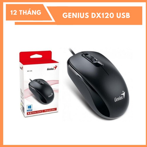 Chuột Có Dây Genius (DX120 / DX110) cổng USB - Hàng Chính Hãng