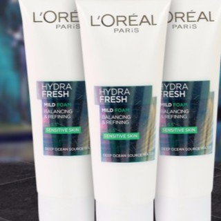 Sữa rửa mặt L'ORÉAL Hydra Fresh Balancing Refining Mild Foam