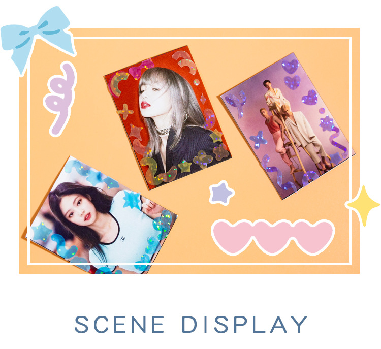 Nhãn Dán Trang Trí Sổ Tay Nhiều Màu Sắc