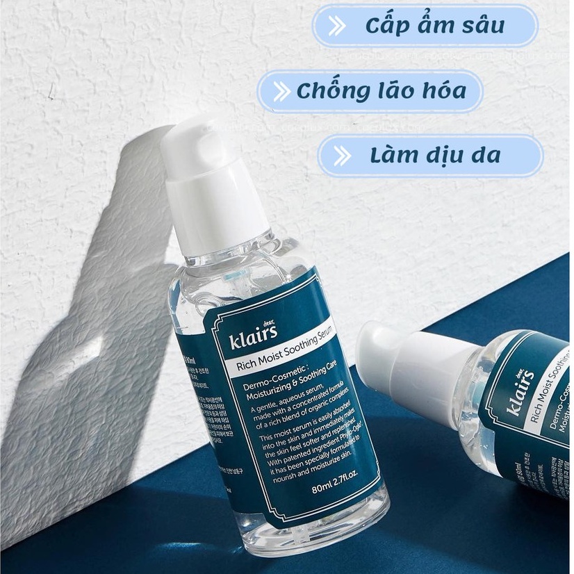 Tinh Chất Dưỡng Da Klairs Rich Moist 80ml