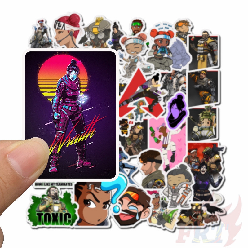 ❉ Apex Legends Giấy và decal dán tường ❉ 50Pcs/Set Games Mixed Doodle Stickers