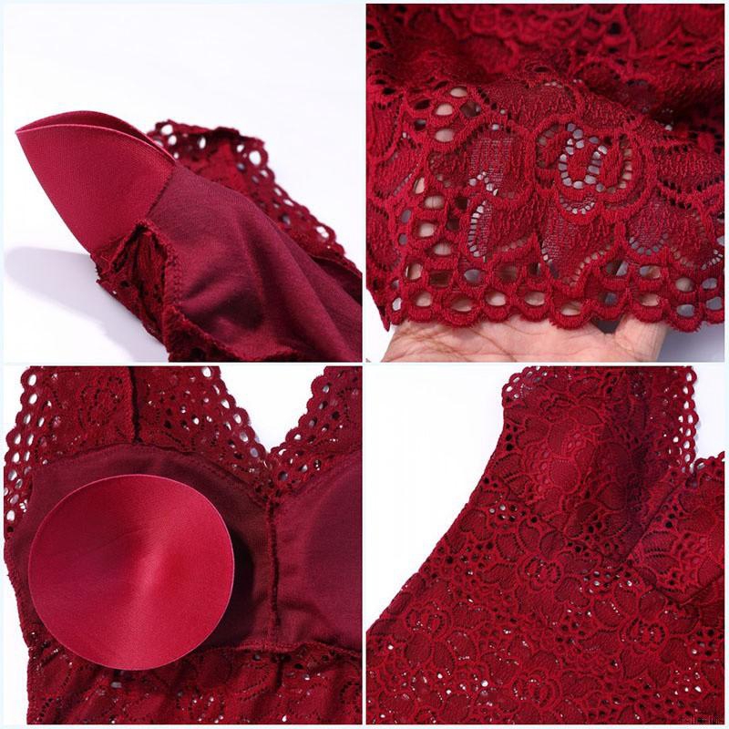 Áo Hai Dây Phối Ren Phong Cách Quyến Rũ Thanh Lịch Dành Cho Nữ