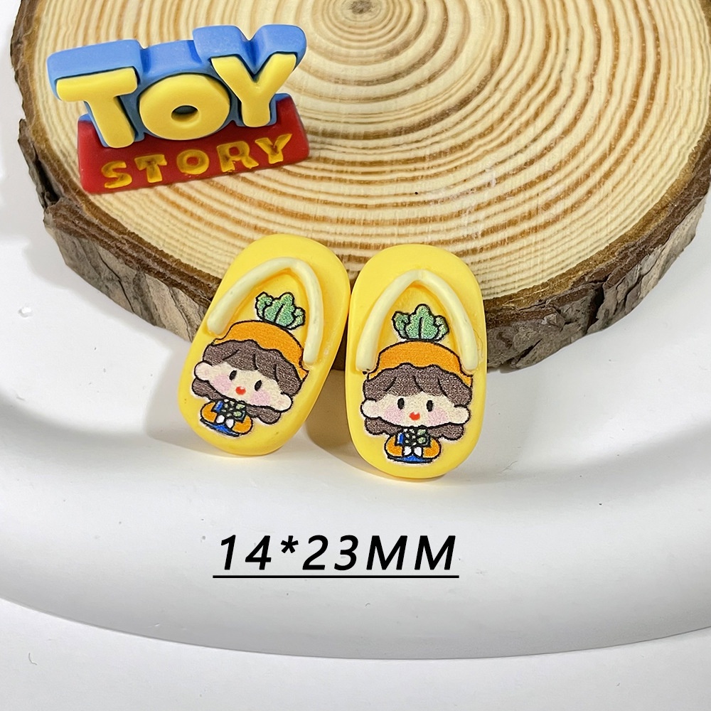 dép hoạt hình Resin phụ kiện dép Crocs charm DIY khóa giày crocs jibbitz Nhựa trang sức Phụ kiện trang trí giày crocs nút trang trí điện thoại di động Nắp đậy / Khung ảnh / Cốc nước / Túi Nguyên liệu làm phụ kiện handmade sáng tạo