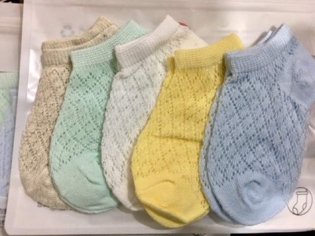TẤT LƯỚI Set 5 đôi cho bé 0-3t mã 1826