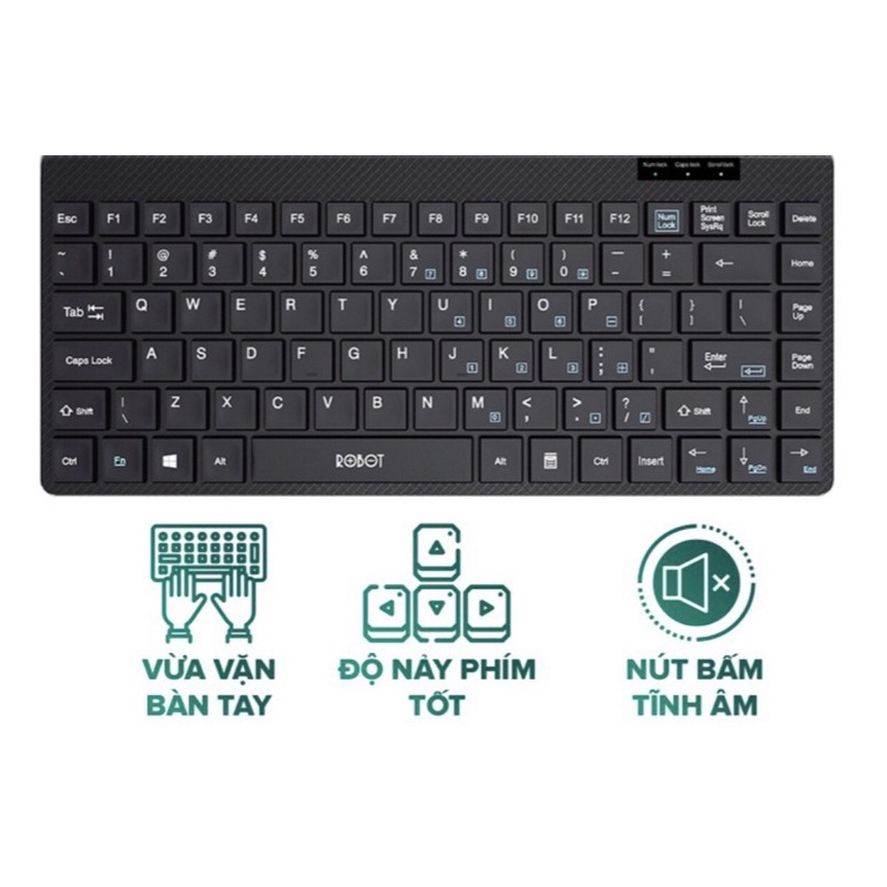 Bàn phím mini cho laptop RoBot 99% Mua dư chưa sử dụng