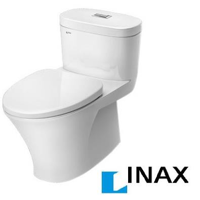 Bàn cầu 1 khối cao cấp INAX AC900VRN, công nghệ Aqua ceramic, nắp rơi êm, 2 nhấn tiết kiệm nước, bảo hành 10 năm