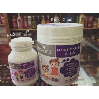Bột Lysine Bio Islang Úc tăng chiều cao