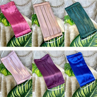 Khẩu trang vải phi lụa cao cấp hàng thiết kế dễ thương
