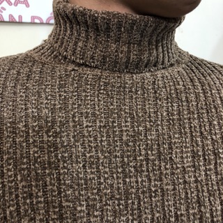 Áo len nam cổ lọ nhung