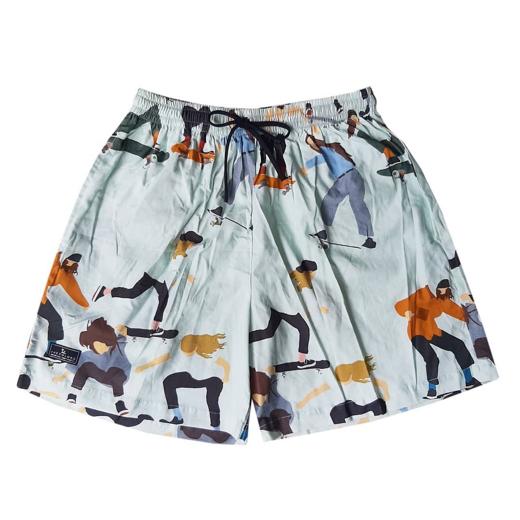 Áo thun tay ngắn in chữ SHORT PANTS 0| Quần Short Cotton đi biển nhiều màu sắc