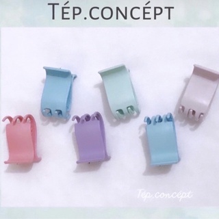 Kẹp càng cua 5 răng màu pastel cao cấp