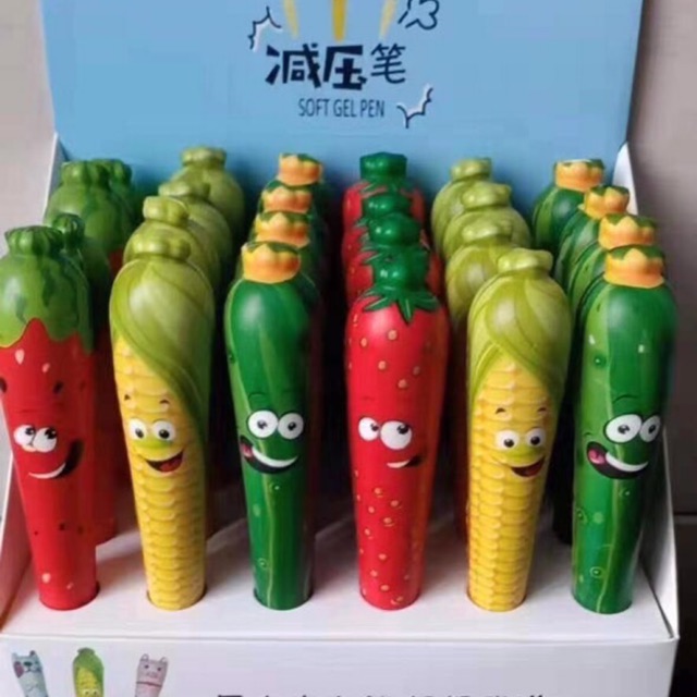 Bút mực xanh squishy