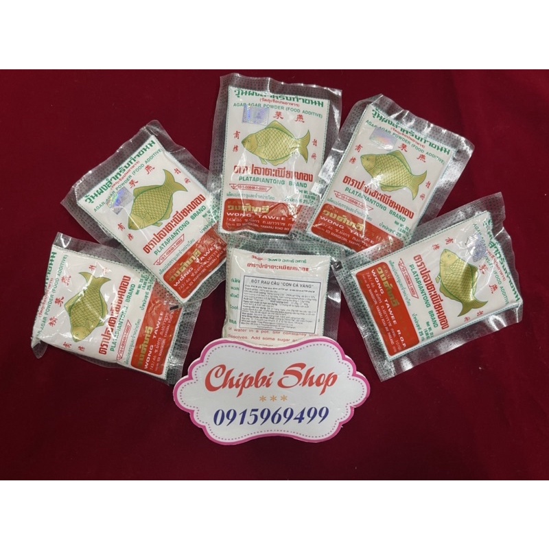 Bột rau câu con cá thái lan (gói 25gr)