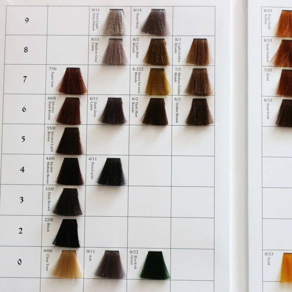 Màu Nhuộm Tóc Sea cho salon tự chọn mã màu có sẵn 220-8.3