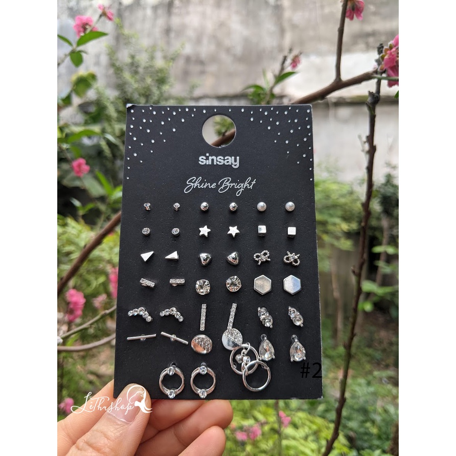 [1 đôi] Khuyên tai trendy siêu xinh