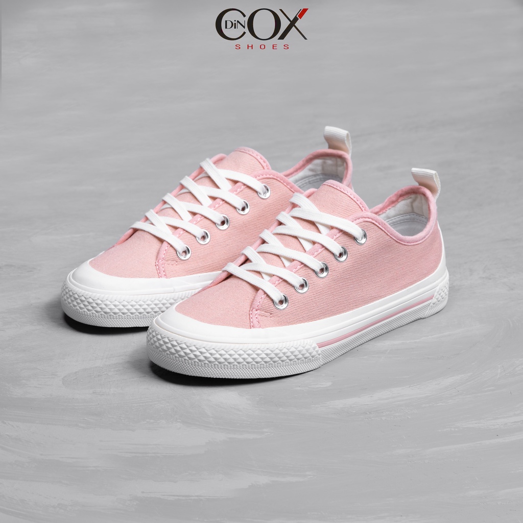 Giày Sneaker Dincox Nữ Vải Canvas C20 Pink Chính Hãng Cá Tính