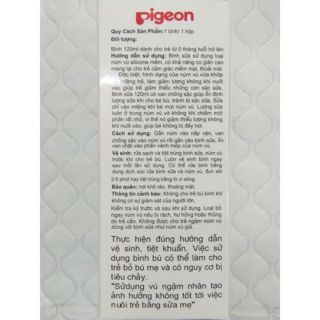 Bình sữa Pigeon 120ml và 240ml cho bé