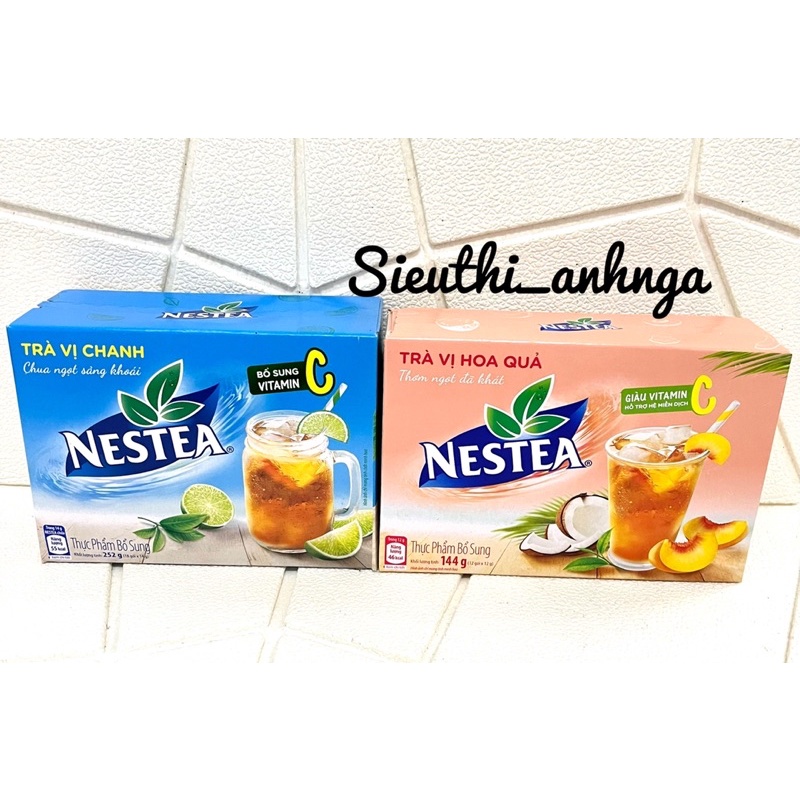 Trà vị chanh/Hoa quả nestea hộp 144g/ 252g