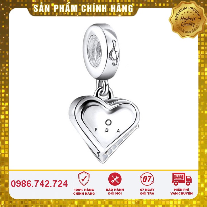 [Hàng cao cấp] Charm Bạc S925 ALE Cao Cấp - Charm treo Trái tim Basic - Mã sản phẩm CHARMBAC_DNJ00032