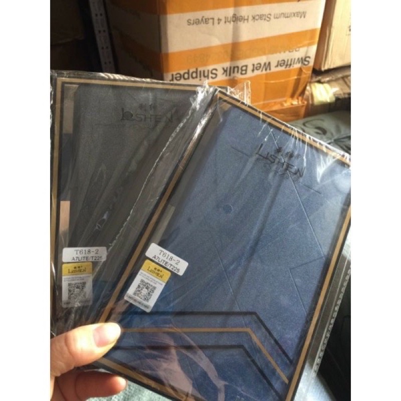 Bao da nắp gập 2 mặt cho Samsung Tab A7 Lite T220, T225 hiệu lishen cao cấp