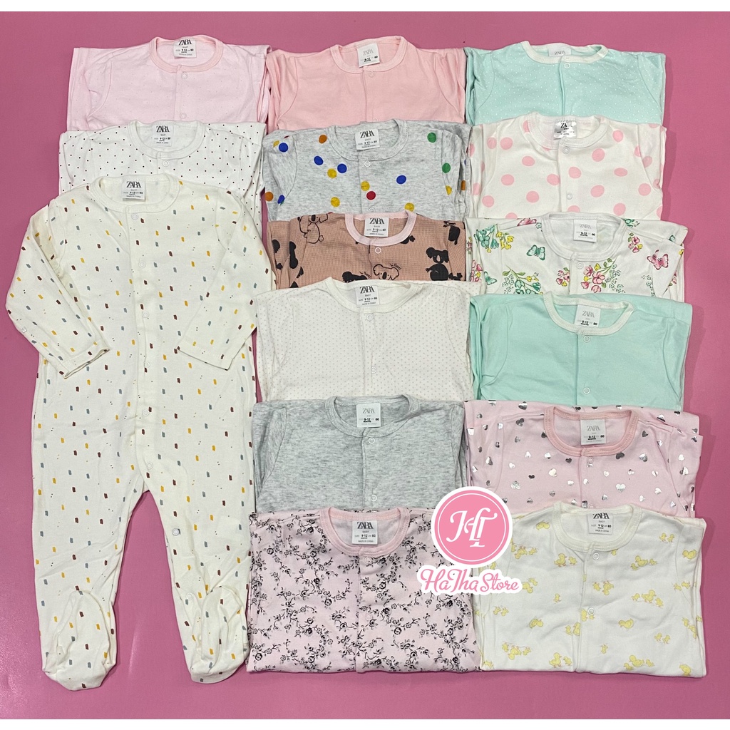 Sleepsuit/ (SIZE 12M: 9-10KG) Body vớ Z4R4 cho bé trai bé gái