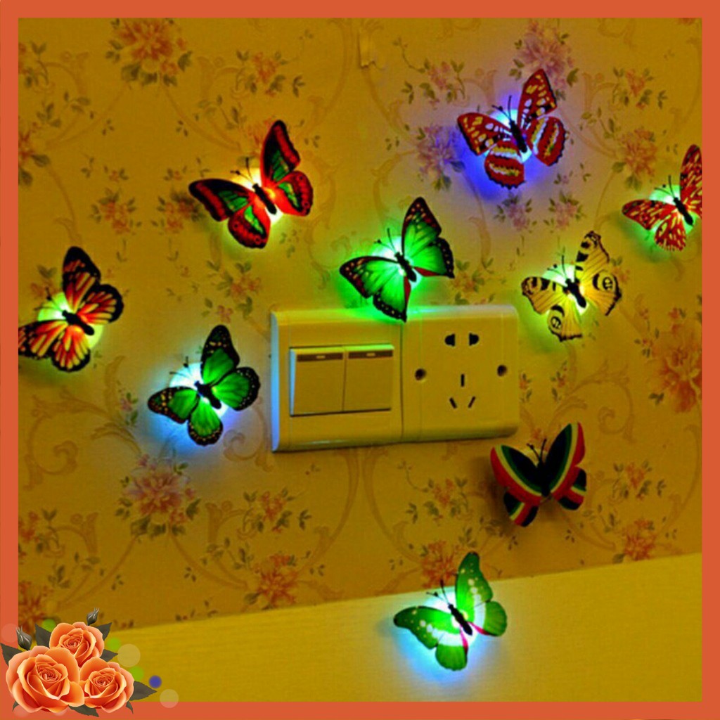 Đèn LED trang trí hình bươm bướm lãng mạn