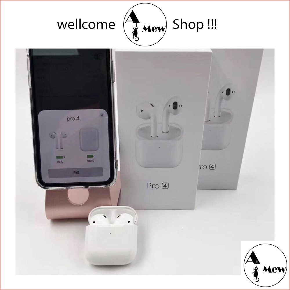 Tai nghe Bluetooth Inpod Pro 4 Cảm Biến Tự Động Kết Nối - A MEW SHOP