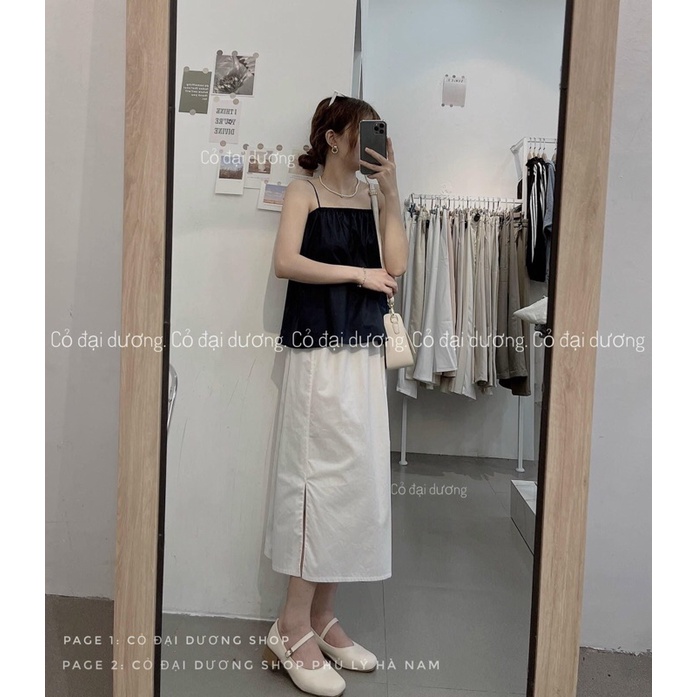 áo dây trơn bo chun 1147