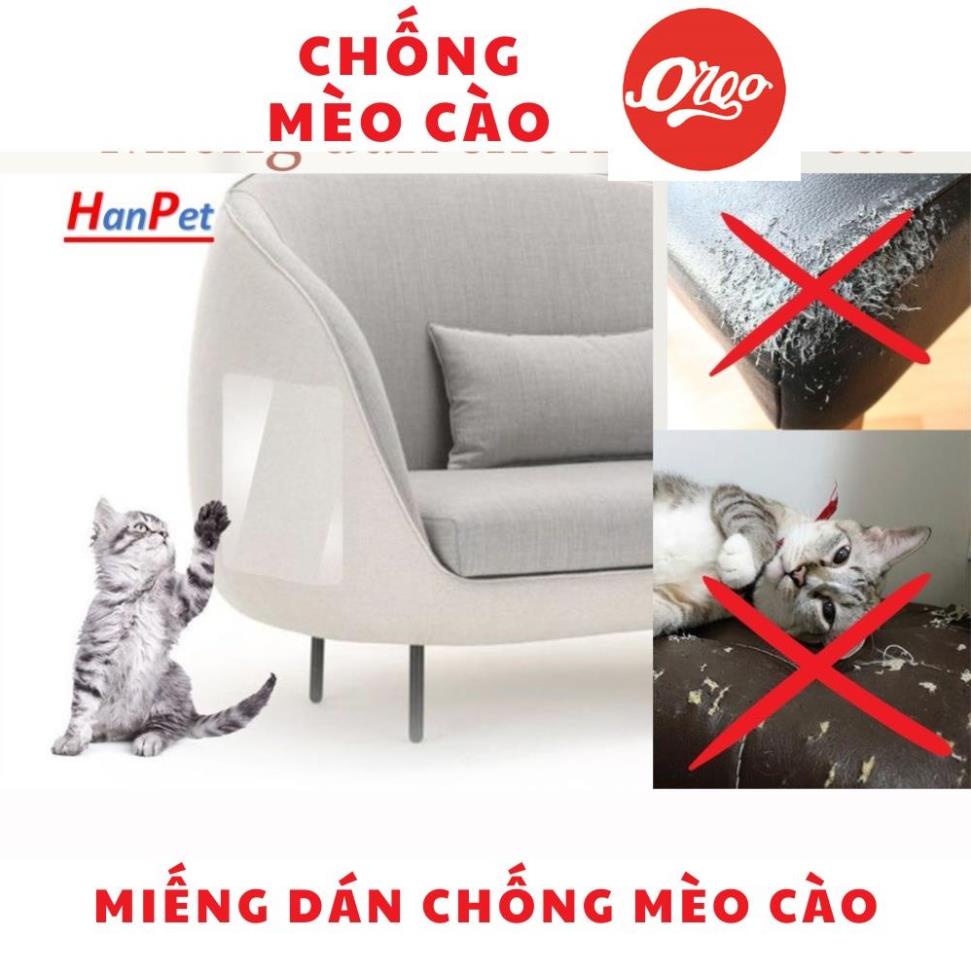 Orgo- 1 Miếng dán Cào móng chống mèo cào băng dính bọc ghế sofa chống trầy nội thất thú cưng