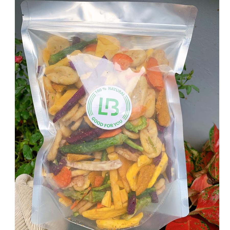 500gr Rau Củ Thập Cẩm Sấy Dòn - Libi Shop